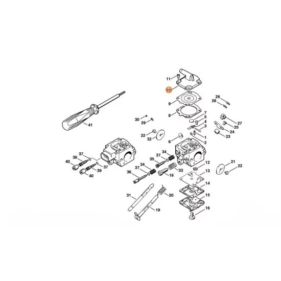 STIHL  Pokrywa zamykająca 4203 121 0802